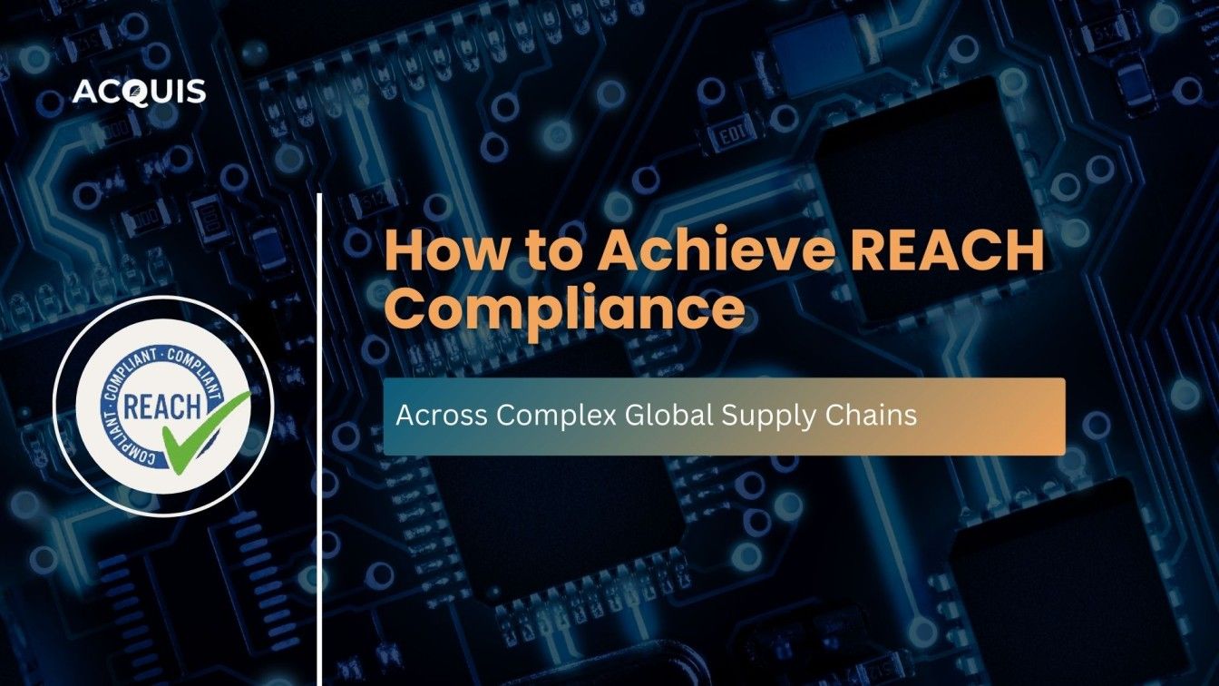 How to Achieve REACH Compliance Across Complex Global Supply Chains