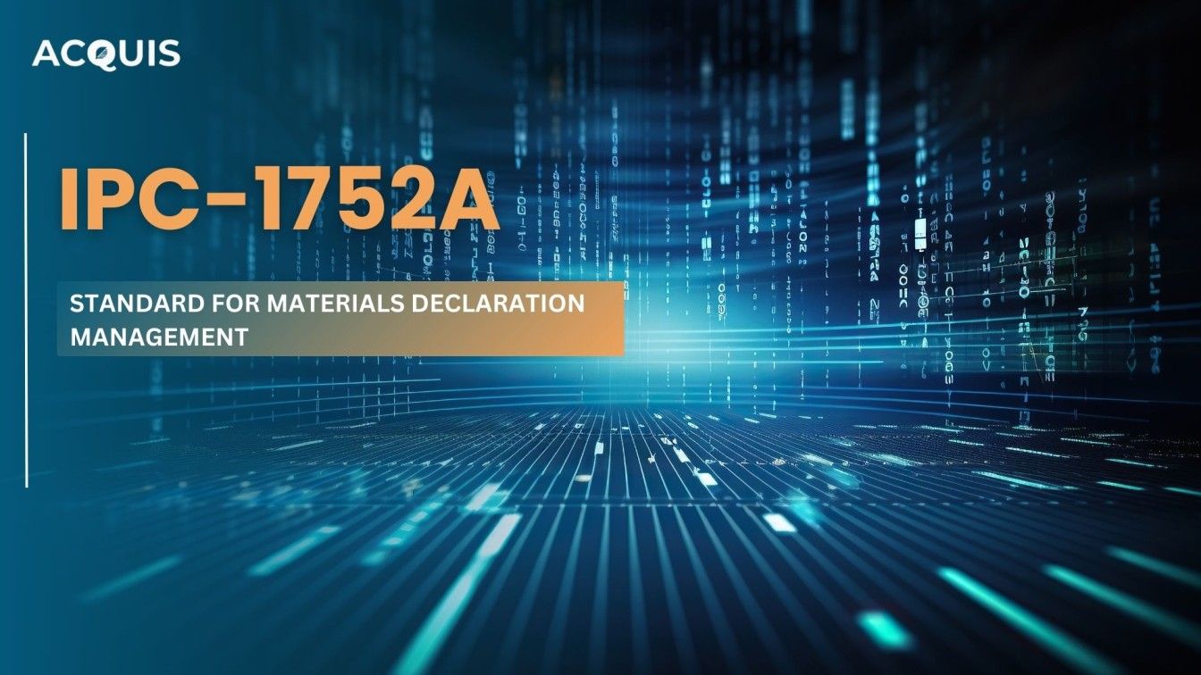 IPC-1752A : Standard for Materials Declaration (FMD) Data Exchange