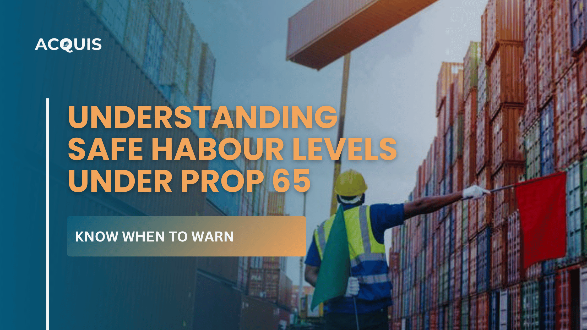 Safe Harbor Levels in Prop 65: What Electronics Brands Need to Know