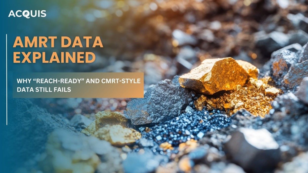 AMRT Data Explained: Why “REACH-Ready” and CMRT-Style Data Still Fails