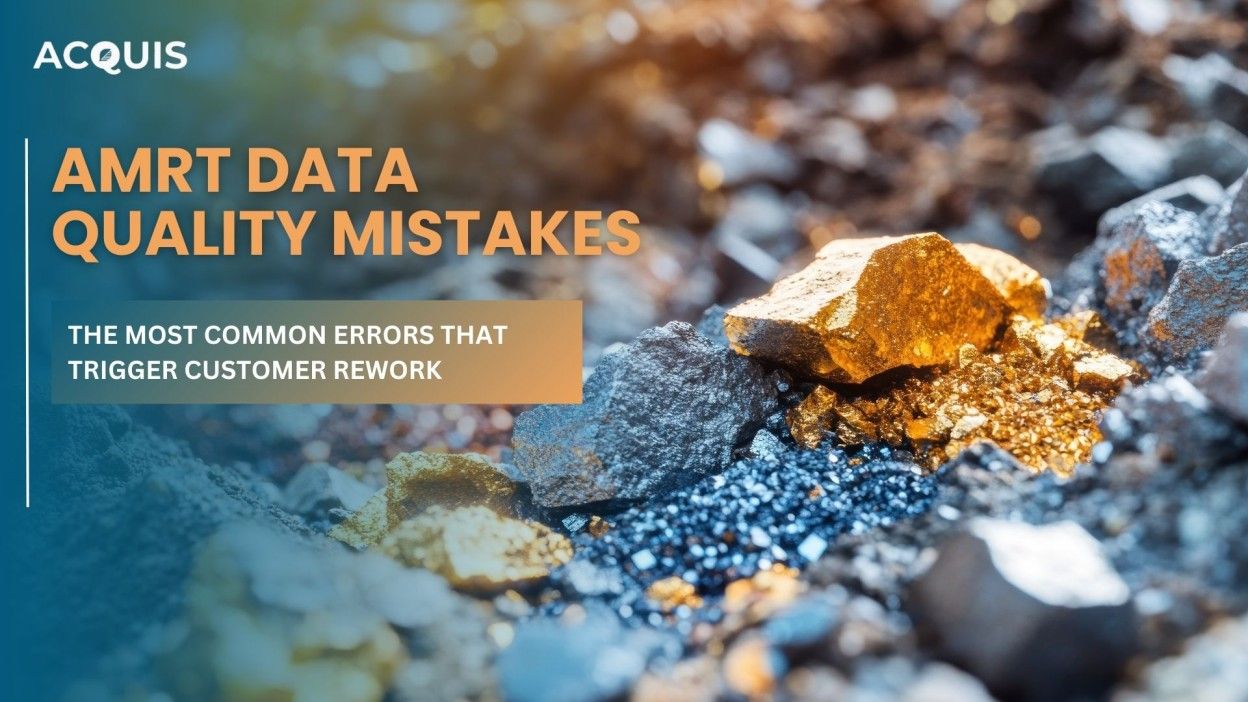 AMRT Data Quality Mistakes: The Most Common Errors That Trigger Customer Rework