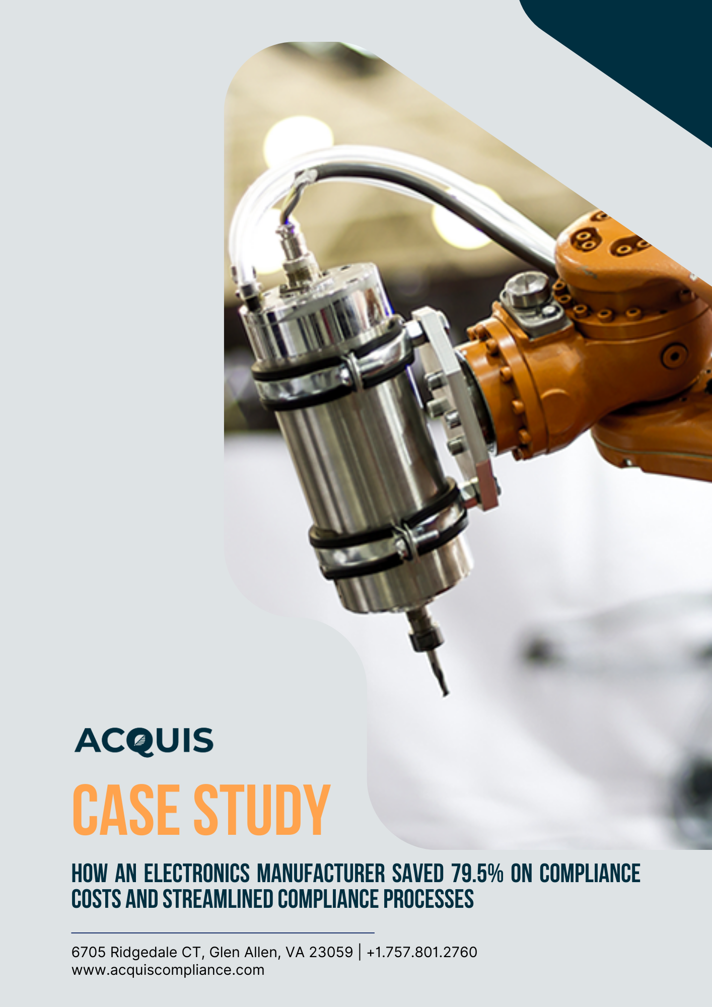 How an Electronics Manufacturer Reduced Compliance Costs by 79.5% 