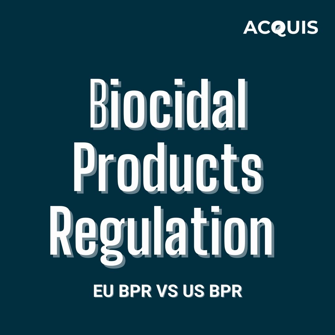 Biocidal Products Regulation: Comparative Study of EU BPR and US BPR for Biocidal Products