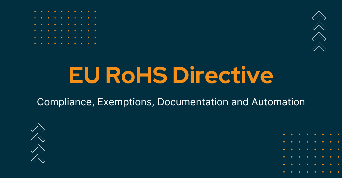 EU RoHS Compliance Consulting Services and Software Solutions