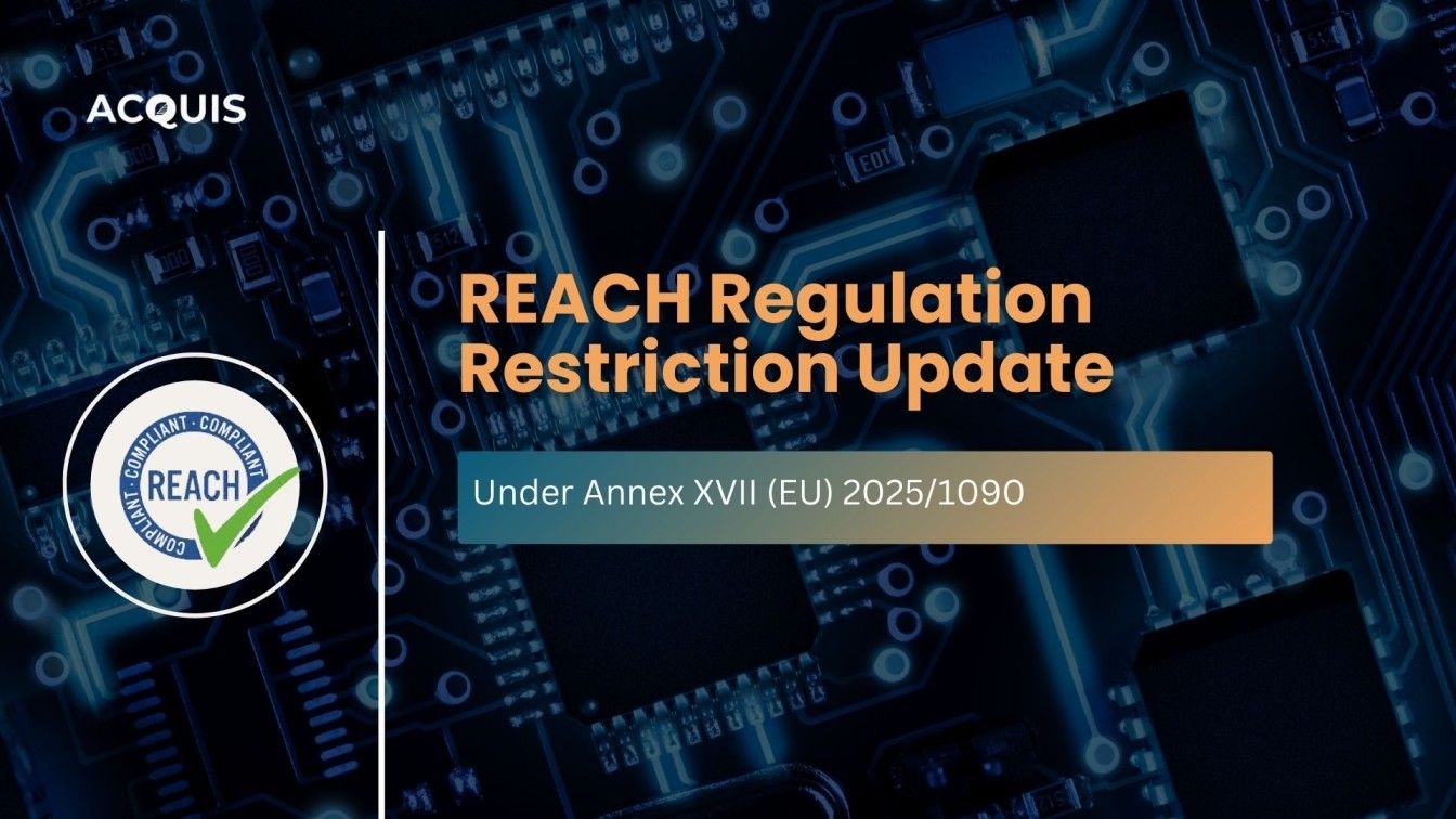 REACH Regulation Restriction Update Under Annex XVII (EU) 2025/1090
