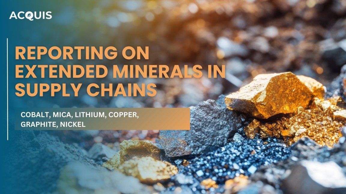 Reporting on Extended Minerals - EMRT in Your Supply Chain