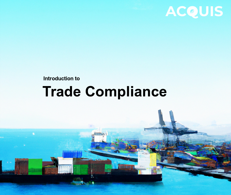 Introduction to Trade Compliance - For Beginners
