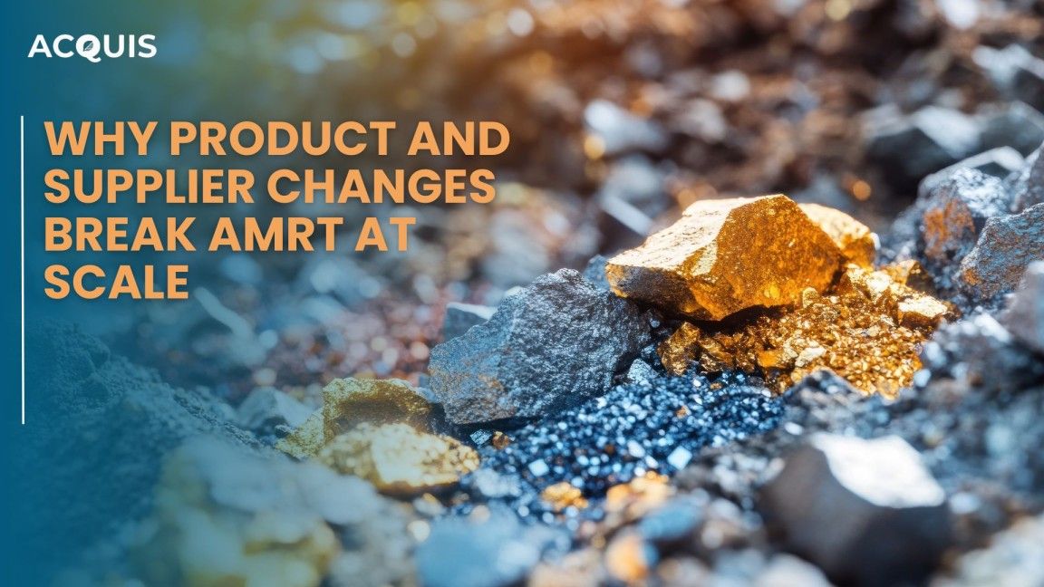 Why Product and Supplier Changes Break AMRT at Scale