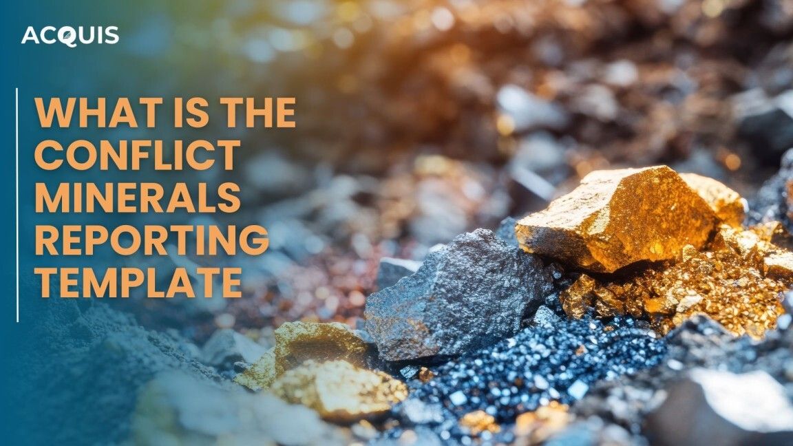 What is the Conflict Minerals Reporting Template What is the Conflict Minerals Reporting Template