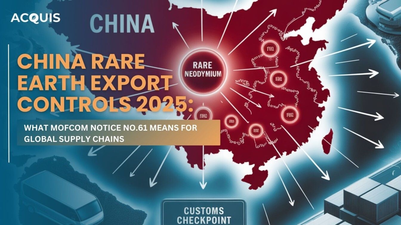 China Rare Earth Export Controls 2025: What MOFCOM Notice No.61 Means for Global Supply Chains China Rare Earth Export Controls 2025: What MOFCOM Notice No.61 Means for Global Supply Chains